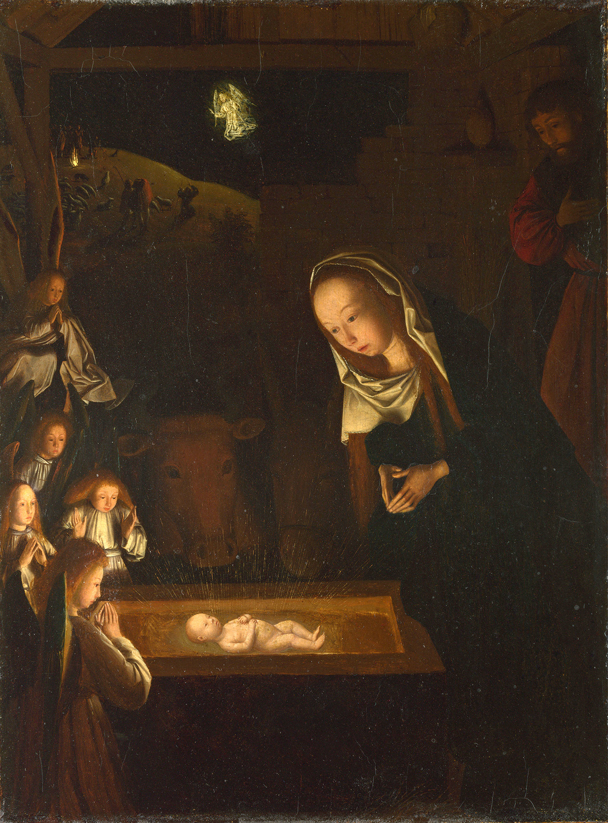 nativity at night